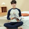 Conjunto de Ropa Interior Térmica de Algodón de Otoño para Adolescentes Niños, Capa Base Cálida para Niñas Mayores, Pijamas Infantiles