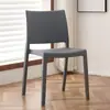 Silla de Lujo Ligero de Alta Gama con Respaldo, Silla de Moda, Silla Creativa de Plástico Nórdico para Comedor, Uso Doméstico Moderno Minimalista, Adecuada para Puestos de Comida
