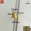 Gancho Único de Hardware Transfronterizo Chengyu con Agujeros Superiores e Inferiores, Mini Gancho, Pequeños Accesorios de Ferretería para Muebles, Gancho Decorativo para Abrigos, Gancho para Sombreros