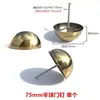 Remaches para Puertas Rurales de Acero Inoxidable Clavos Redondos Grandes para Puertas Clavos Amarillos Remaches para Puertas de Patio Remaches de Burbuja Bronce Antiguo Carrito de Comida Estilo Chino
