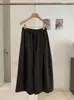 Pantalones de lana de pierna ancha de cintura alta KEKEZOON para mujer, moda otoño e invierno, corte holgado, adelgazantes, versátiles, pantalones casuales de nueve puntos 9169