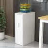 Armario de almacenamiento para huecos extraíble móvil con puerta estantería pequeña estante mesa mueble lateral mueble de almacenamiento bajo mueble de almacenamiento para apartamento pequeño estrecho