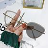 Pc2023 Transfronteiriço Europeu e Americano Olho de Gato Moderno Versátil Anti-Luz Azul Simples Elegante Óculos Fotocromáticos para Mulheres Literárias