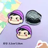 Dibujo animado Niño Niña gatito pvc pegamento flexible accesorios joyería diy funda teléfono móvil pegatinas refrigerador hebilla parche zapatos con agujeros