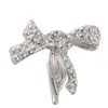 Accesorios para Uñas Nuevo Tendencia Aleación de Oro y Plata Lazo de Uñas Mariposa 3D Corbata de Moño Accesorios DIY para Uñas