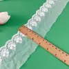 Renda Bordada Popular Solúvel em Água, Renda Bordada em Malha de Poliéster, Acessórios de Renda Solúvel em Água para Punhos e Golas, Em Estoque