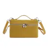La más fácil de combinar Bolso de Caja Simple de Mano para Mujer Otoño 2025 Nuevo Color Contrastante Mate Bolso de Hombro Único Cruzado