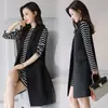 Jaqueta Colete Feminina Outono 2026, Peça de Roupa Externa Mid-Length Sem Mangas, Estilo Coreano, Tamanho Grande, Colete de Terno Fashion