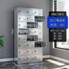 Gabinete de Platos para la Cena del Personal del Restaurante Taquera de Múltiples Puertas y Compartimentos para el Personal Gabinete de Acero Inoxidable para Vasos de Cantina Gabinete de Vajilla Escolar
