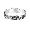 Anillo de notas creativo marea ins moda网红 personalidad temperamento notas del personal anillo de amantes eternos venta al por mayor