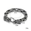 Europeo y Americano Más Vendido Ins Moda Agresivo Grifo Acero de Titanio Pulsera para Hombre Retro Tendencia Acero Inoxidable para Hombre Pulsera de Dragón Fundido