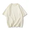 Camiseta blanca de algodón para mujer, manga corta, verano 2023, nueva, básica, casual, holgada, top de camiseta de media manga