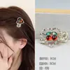 Mini Presilha de Garra de Liga de Zinco Doce de Frutas da Moda para Meninas, Presilha Lateral Fofa para Franja, Grampo para Meio-Rabo na Parte de Trás da Cabeça