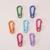 Chaveiro Mosquetão de Liga Colorida Pintada DIY Feito à Mão Corrente para Bolsa Celular Fivela Pendurável Acessórios de Joia
