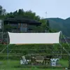 Tenda Hexagonal de Exterior Multifuncional para Parque Lazer Impermeável Proteção Solar Proteção UV Toldo de Praia