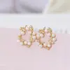 Pendientes de Moda y de Alta Gama de 9 Piezas para Mujer, Pendientes Versátiles de Diseño Nicho Estilo Coreano, Pendientes Sencillos de Perlas al por Mayor