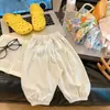 Calça de Verão de Algodão à Prova de Mosquitos com Gancho Aberto para Crianças Estilo Han Calça Dopamina para Meninos e Meninas [Abertura no Gancho Não Vaza Urina]