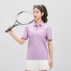 Camiseta Cultural Publicitaria de Manga Corta de Secado Rápido para Mujer con Cuello Polo de Pie para Uso Casual al Aire Libre con Mangas Medias y Logotipo Impreso de Grupo