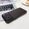 Adecuado para iPhone 18 Pro Max, funda de teléfono mate, color sólido, simple, ultrafina, cubierta protectora suave de cobertura total para Apple 17