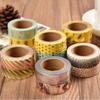 Agu Agu Cinta Adhesiva Decorativa DIY Cinta de Papel de Aluminio Dorado Cinta Decorativa Linda para Diario Cinta Washi para Diario al por Mayor