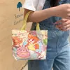 Bolsa de Lona para Mulheres, Mini Bolsa Tote Original de Desenho Animado, Novo Modelo 2026, Bolsa de Mão Pequena para Trabalhadores de Escritório, Bolsa para Marmita, Dropshipping Disponível