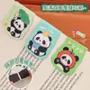 Marcador de Página Magnético Fofo de Panda Impressão Colorida Dupla Face Suporte de Página Magnético Macio Marcador de Página para Leitura de Livro Didático Estudantil Pequeno Presente