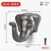 Estilo Escandinavo Gancho de Ropa Creativo Retro Americano Francés Decorativo Forma de Elefante Perchero para Llaves de Entrada Gancho para Puerta