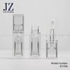 Jinze Order Square Tubo de Brillo Labial Transparente Grueso/Fino 7Ml/8Ml Material de Embalaje de Tubo Vacío de Plástico