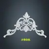 Líneas decorativas de pvc flor de esquina muebles europeos accesorios de plástico flor de esquina de plástico zapato suave tallado calcomanías para gabinete de vino marco