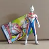 Brinquedos Autênticos de Plástico Macio do Ultraman, Figuras Articuladas para Crianças, Monstros Pequenos, Conjunto Completo de Figuras de Ação Colecionáveis, Presentes