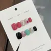 Uñas Portátiles Puras Hechas a Mano, Artículo Popular de Celebridad de Internet, Lunares de Color Contrastante, Diamantes Triturados, Arte de Uñas Ojo de Gato, Estilo Dulce y Lindo, Pegatinas para Uñas Cortas