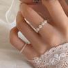 Anillo de circón con diseño de nicho, pequeño y fresco, anillo de dedo sencillo, elegante, ligero y de lujo, nuevo producto.