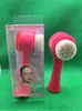 Escova de lavar o rosto manual dupla face 3D escova de limpeza facial de silicone cabelo de fibra macia instrumento de lavar o rosto escova massageadora artefato de lavar o rosto