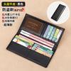Fábrica de Artículos de Cuero Banyanu de Guangzhou Cartera Larga para Hombre Piel Genuina Ultradelgada Modelo Nuevo 2026 Becerro Suave Cartera con Cremallera