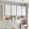 Gabinetes de Pared de Cocina de Aleación de Aluminio Personalizados, Gabinetes de Almacenamiento Montados en Pared, Gabinetes Colgantes de Pared para Balcón, Baño y Tocador
