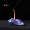 Soporte para Incienso Piedra Cruda de Cristal del Mar del Este Varilla de Incienso de 3 mm Piedra Difusora de Cristal Quemador de Incienso para Buda Soporte para Incienso Base de Soporte para Incienso de Piedra de Cristal