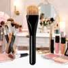 Pincel Redondo Plano para Base, Pincel Grande em Forma de Língua para Base Líquida, Pincel Facial Leve para Maquiagem de Base, Pincel de Maquiagem Ultrafino Atacado
