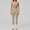 Nuevo Estilo Transfronterizo Transpirable de Secado Rápido Conjunto de Yoga para Mujer Adelgazante Espalda Bonita Ropa de Fitness Ropa Exterior Conjunto Deportivo para Correr 3595