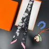Estilo Caliente en Vivo Estilo Nuevo Bufanda Pequeña de Seda para Mujer Versátil Bufanda de Seda de Verano Cinta de Bufanda Regalo de Acompañamiento Joyería