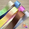 Corea del Sur Importado Contraste de Color Degradado Cinturón Brillante Hecho a Mano DIY Adornos para el Cabello Material de Lazo Accesorios Accesorios para Ropa Sombrero de Paja