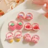 Cuerda para el pelo de arcoíris para niñas, Accesorios para el pelo, Diadema pequeña colorida, Goma elástica, No daña el pelo de la niña, Accesorios para la cabeza de niños, Diadema para mujer