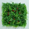 Pared de plantas artificiales, césped, decoración de pared de fondo para restaurante, decoración de escaparate con plantas artificiales, arreglo de pared de plantas verdes