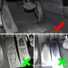 Adecuado para Pedales de Descanso de Acero Inoxidable para Mini Cooper, Pedales de Pie Antideslizantes, Modificación del Interior del Coche