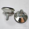 40mm-m8 Tampa de Ferro Preto Pé Ajustável para Móveis Almofada de Pé Ajustável Pé de Aço Inoxidável Copo de Pé Ajustável