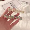 Pinza para el pelo de color caramelo con forma de corazón para mujer, pinza para flequillo lateral despeinado, pinza para el pelo de lunares, pinza de pico de pato nueva 2022, joyería para la cabeza