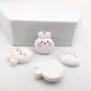 Dibujo Animado Conejo Lindo Comida Tostada diy Pegamento de Crema Funda para Teléfono Pasador Joyería Principal Accesorios de Resina Material