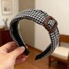Accesorios para el Cabello para Mujer, Gama Alta, Moderno, Diadema Cuadros Retro, Diadema Alta, Nueva Diadema de Gama Alta 2025