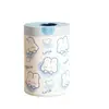 Bolsas de Basura con Cordón Estampadas de Conejo Corazón Azul Bolsas de Plástico Grandes Espesas Portátiles de Dibujos Animados para Hogar Cocina Dormitorio Estudiantil