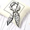 Ins fita de cetim da Coreia do Sul lenço feminino tira estreita fita decorativa multiuso versátil cinto lenço fino pequeno