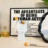 Organizador de brochas de maquillaje para arte facial creativo transfronterizo, material de oficina, portalápices multifuncional, adorno de escritorio decorativo